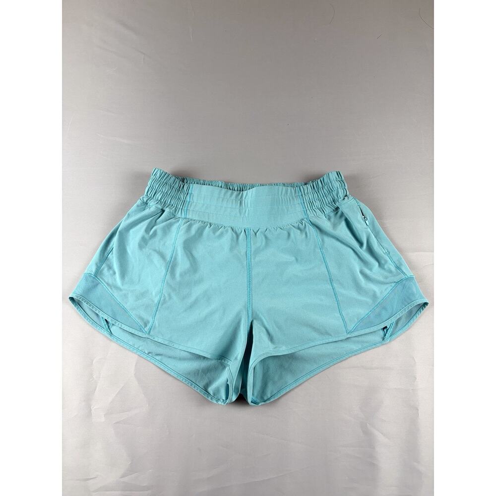Lululemon Hotty Hot High Rise Lined Short 2.5” Blue Size 8 W7AYYR - Picture 2 of 5